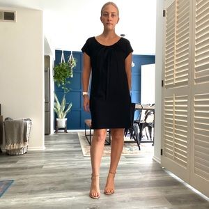 DVF Black boxy dress